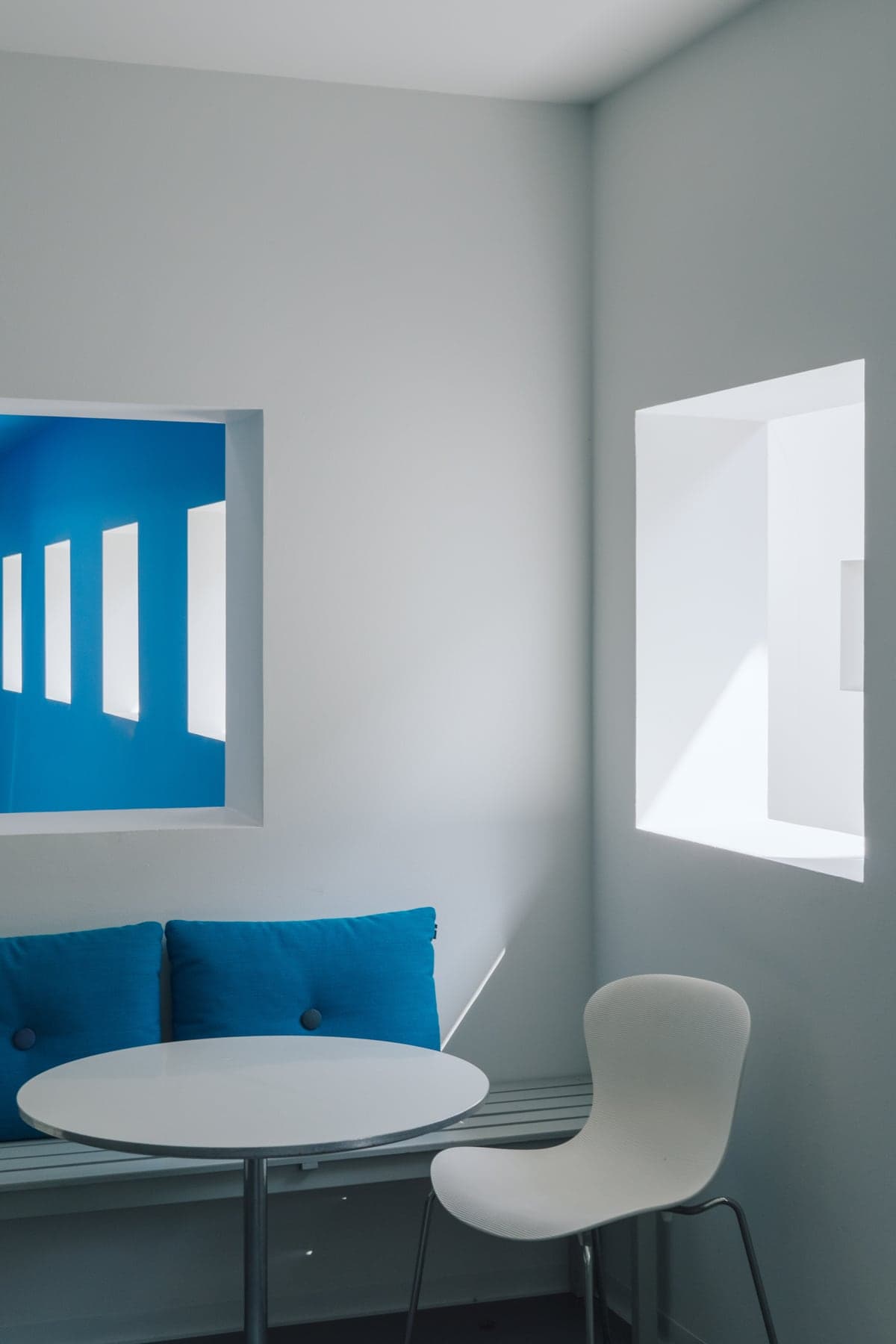 A renovated classroom interior