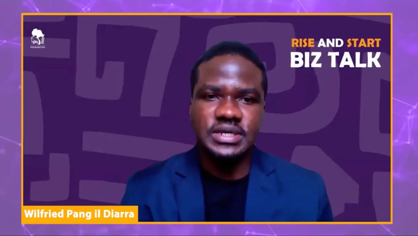 Wilfried Pang il Diarra speaking during the episode.